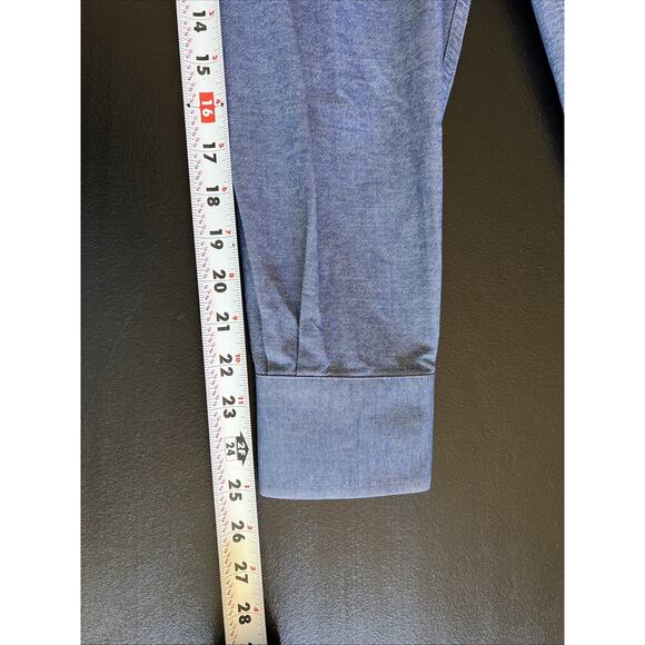 Charles Tyrwhitt Shirt Mens Large Blue Weekend Classic Fit Button Down Preppy - Picture 9 of 9